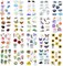Nature Stickers - Flowers, Mushrooms, Leaves, Plants, Insects & Bugs Stickers